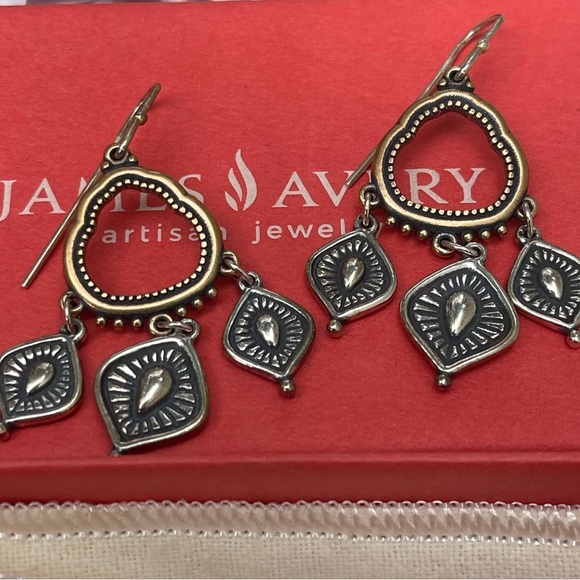 James Avery retired aegean ear hooks - Picture 2 of 10